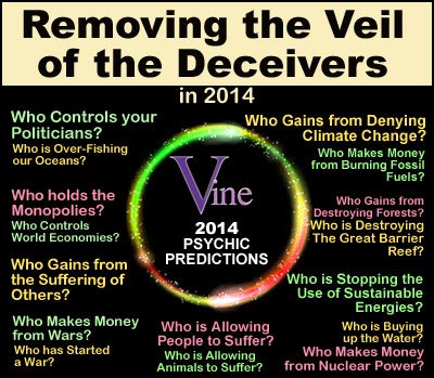 2014 psychic predictions message from vine vine s 2014 psychic