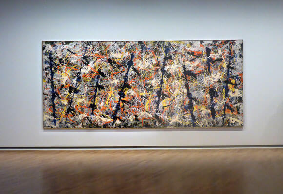 Spiritual Aspects of Blue Poles - Jackson Pollock Fractals