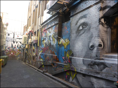 Sniders Lane - Melbourne Street Art