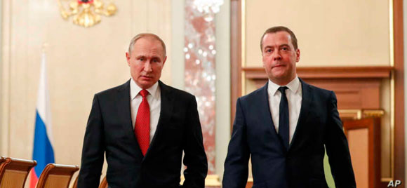 Putin-Medvedev-So-called-Democracy