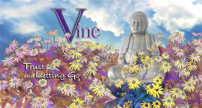 Vine's Jade Buddha, spiritual companion. Trusting and letting Go