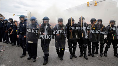 Militarisation of Police Psychic Prediction - Baltimore Police trained by Israel
