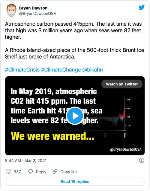 415ppm Tweet