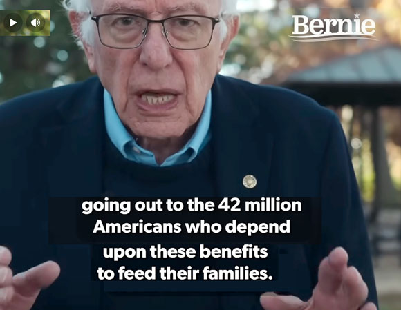 Bernie Sanders - where we are politically today