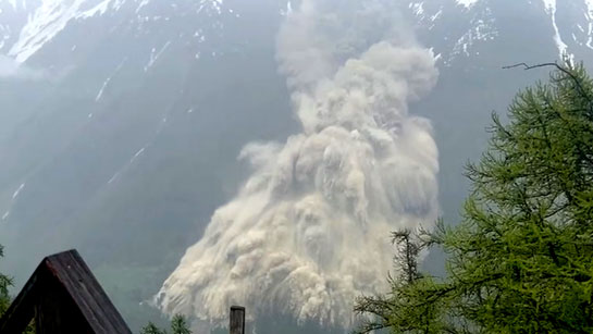 Blatten Mountain Landslide 