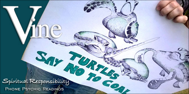 Spiritual Responsibility - Turtles say No to Coal