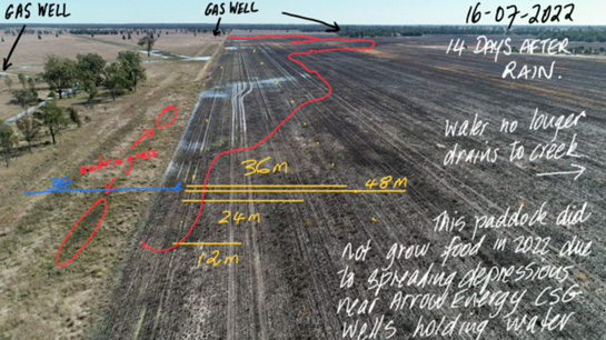 CSG Gas Well Subsidence