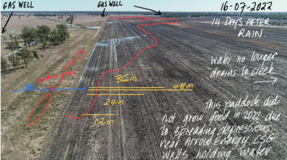 CSG Gas Well Subsidence