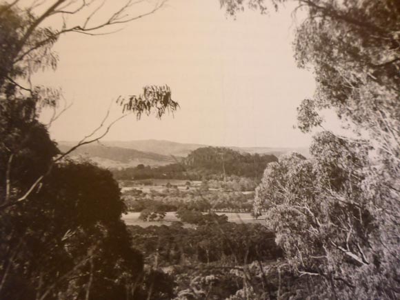 Hanging Rock from The Clyde School (now Braemar College) - circa 1946
