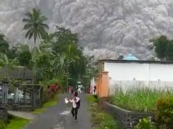 Indonesian volcano