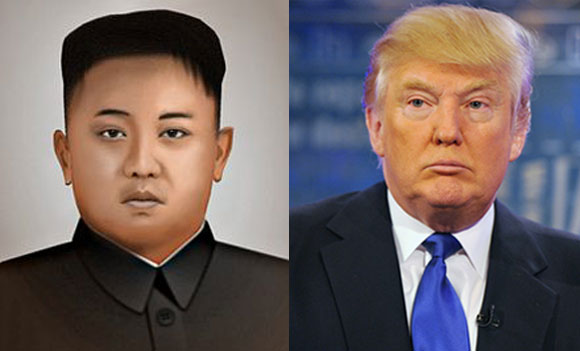 Donald Trump and Kim Jong-un