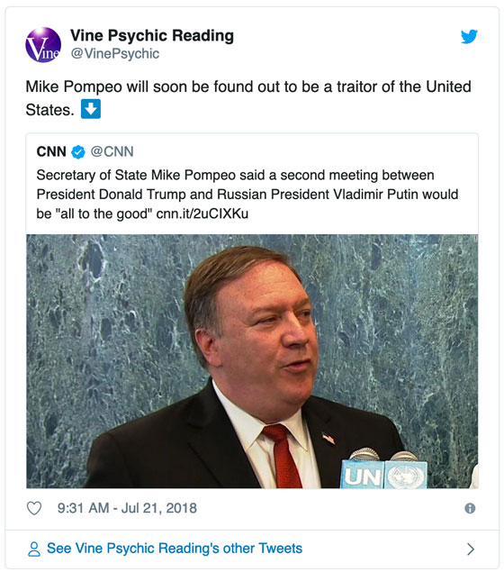 Mike Pompeo Tweet