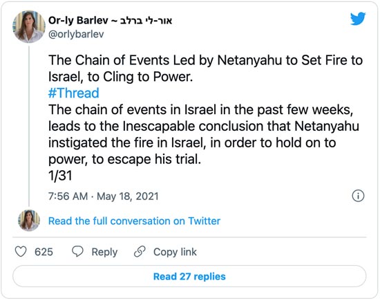 Netanyahu Tweet