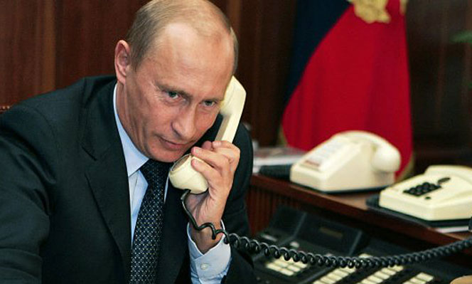 Putin on the Phone