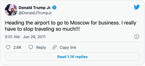 Trump Jr Tweet