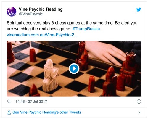 Vine Tweet about Peter Theil as Chess Master