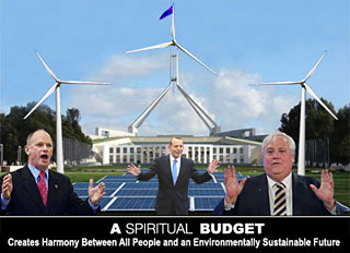 Spiritual aspects of the Australian Federal Budget