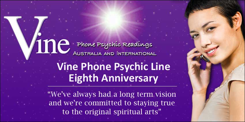 Vine Phone Psychic Line Eighth Anniversary
